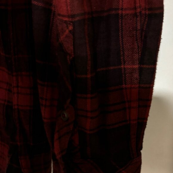 Wings + Horns Checked Plaid Zip Shirt - Small - Picture 8 of 11